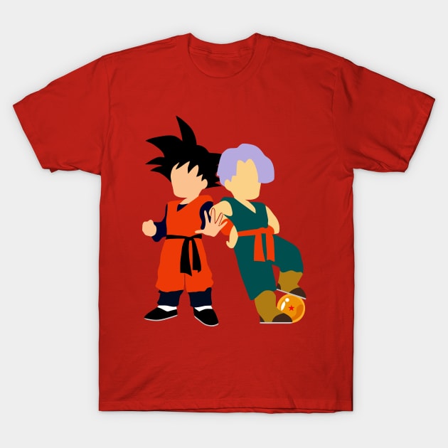 Little Saiyans minimalist T-Shirt by aalyeli